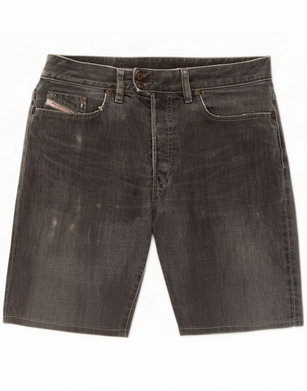 Diesel Denimshorts til mænd Small W29 Grå Bomuld