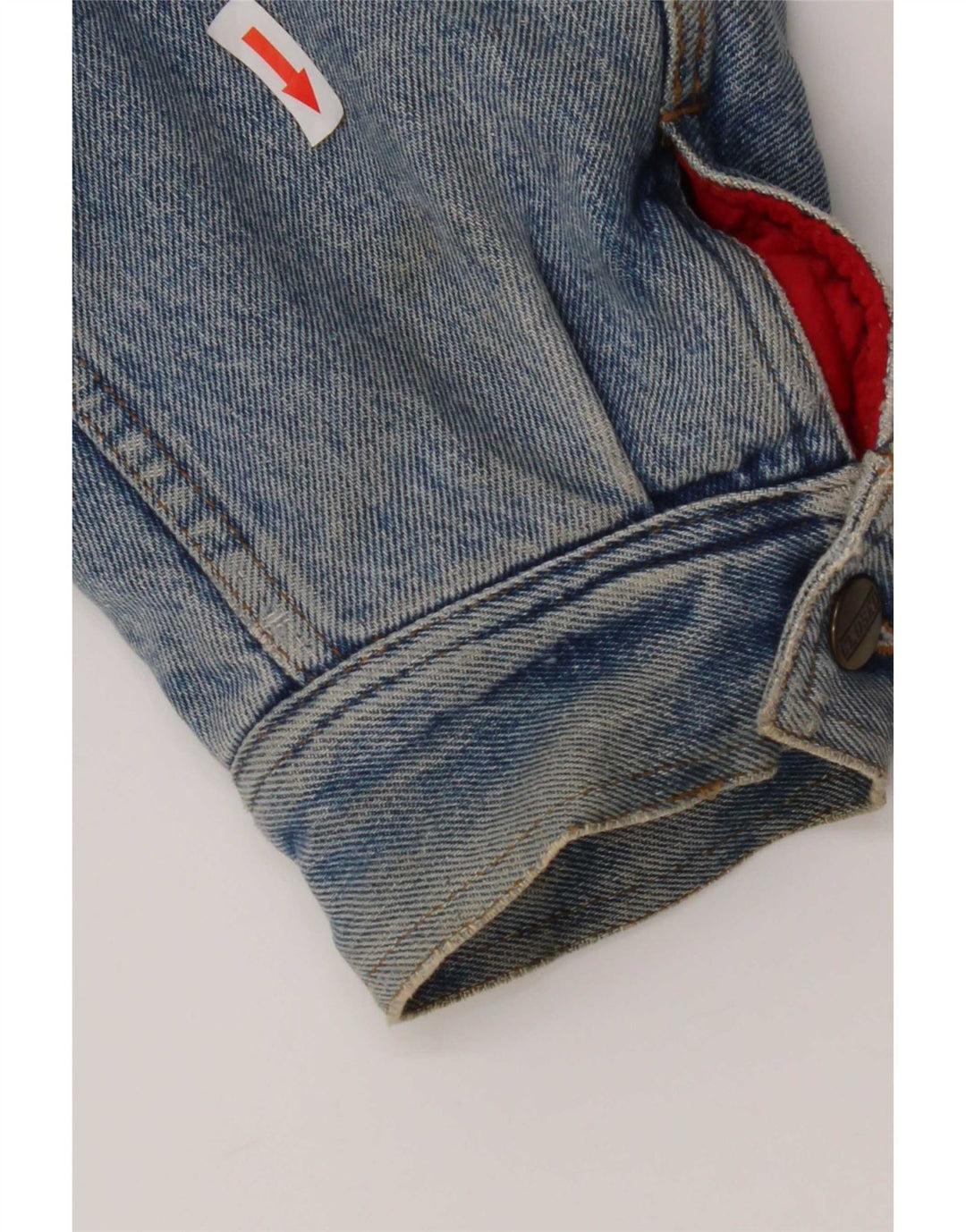 Lukket Herre denimjakke IT 50 Stor Blå Bomuld