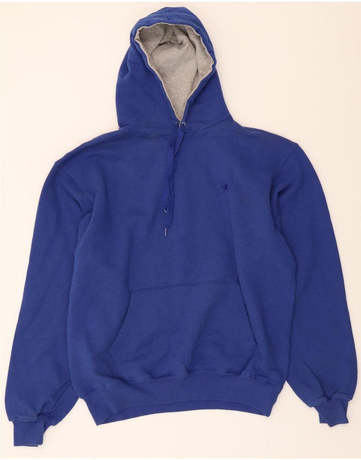 CHAMPION Mens Hoodie Jumper Large Blue Cotton Vintage Champion and Second-Hand Champion from Messina Hembry 