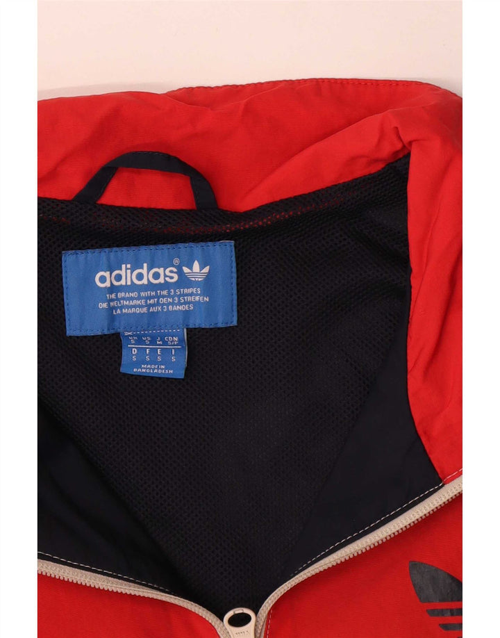 Adidas Grafisk træningsdragt til mænd, topjakke, lille marineblå farveblok