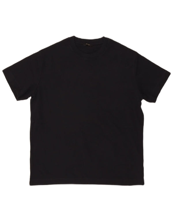 MASSIMO DUTTI Herre T-Shirt Top Medium Navy Blue