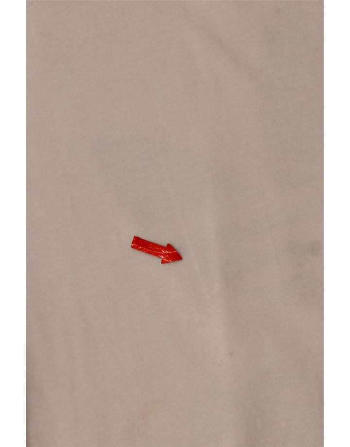 Adidas Grafisk T-shirt top til mænd, lille hvid bomuld
