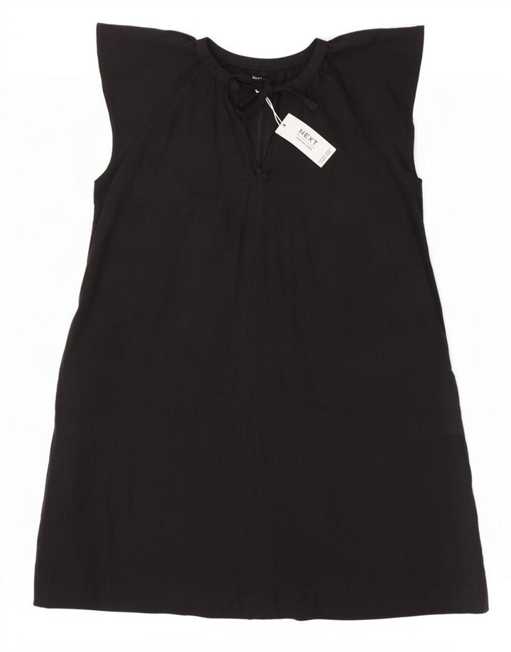 Næste Dame A-Line Kjole UK 14 Large Black Viscose