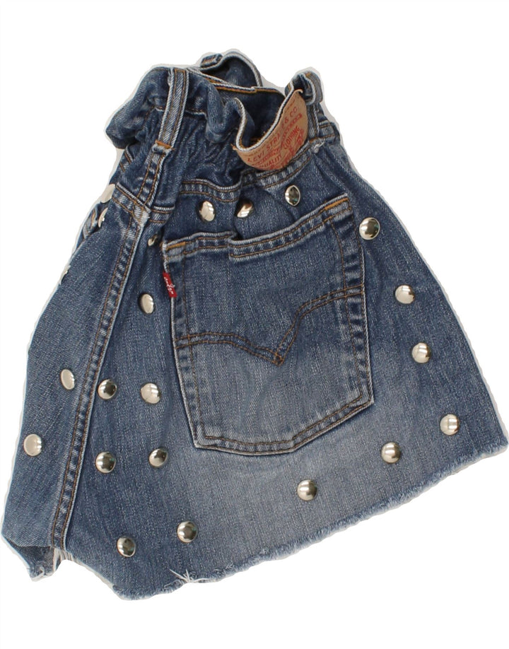 LEVI'S Womens Denim Shorts W24 XS Blue Cotton Vintage Levi's and Second-Hand Levi's from Messina Hembry 
