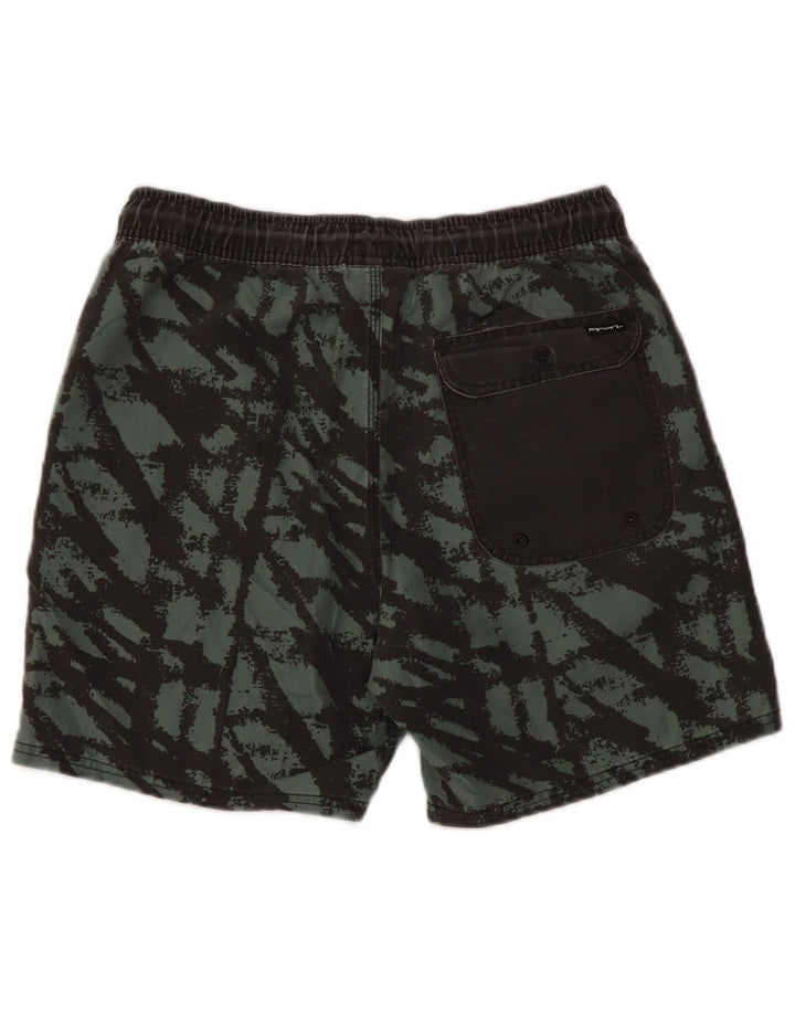 RIP CURL Badeshorts med abstrakt mønster til mænd Små grøn polyester