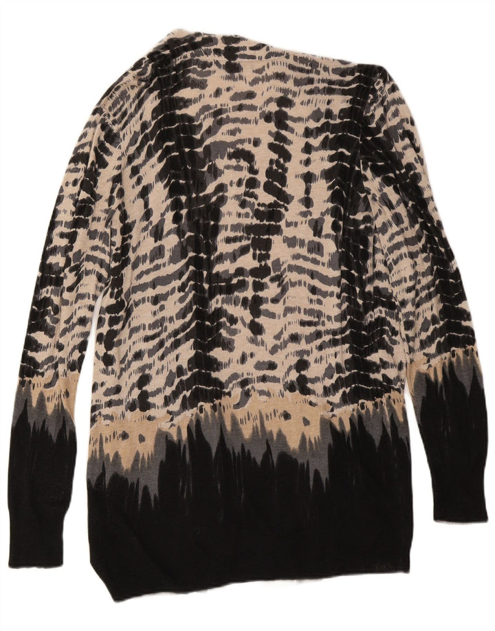 MARKS & SPENCER Dame Longline Cardigan Sweater UK 12 Medium Beige