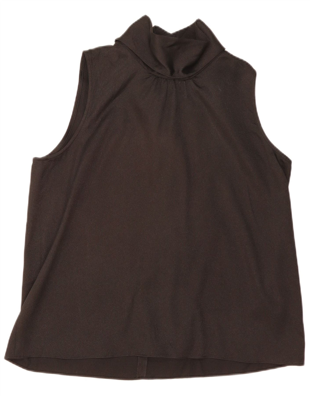DKNY Dame ærmeløs bluse Top UK 18 XL Sort Polyester