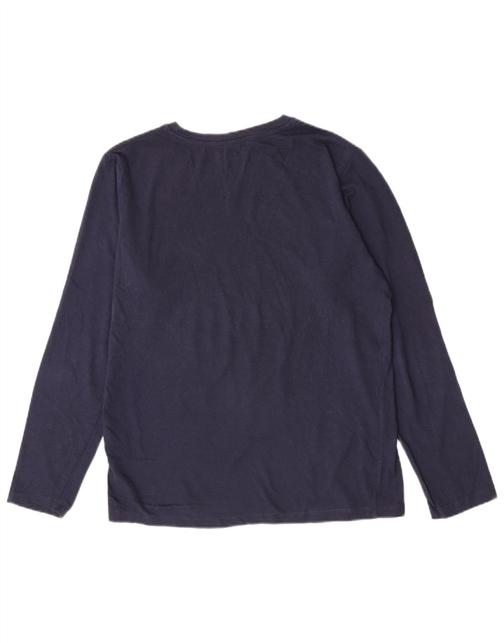 Jack & Jones Herre grafisk top langærmet lille marineblå bomuld