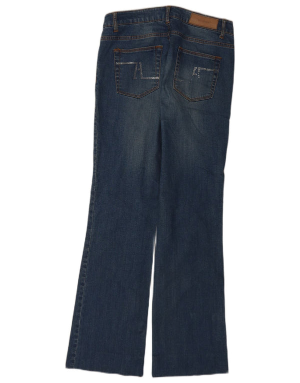 Zara Dame Bootcut Jeans EU 40 Medium W30 L30 Blå Bomuld