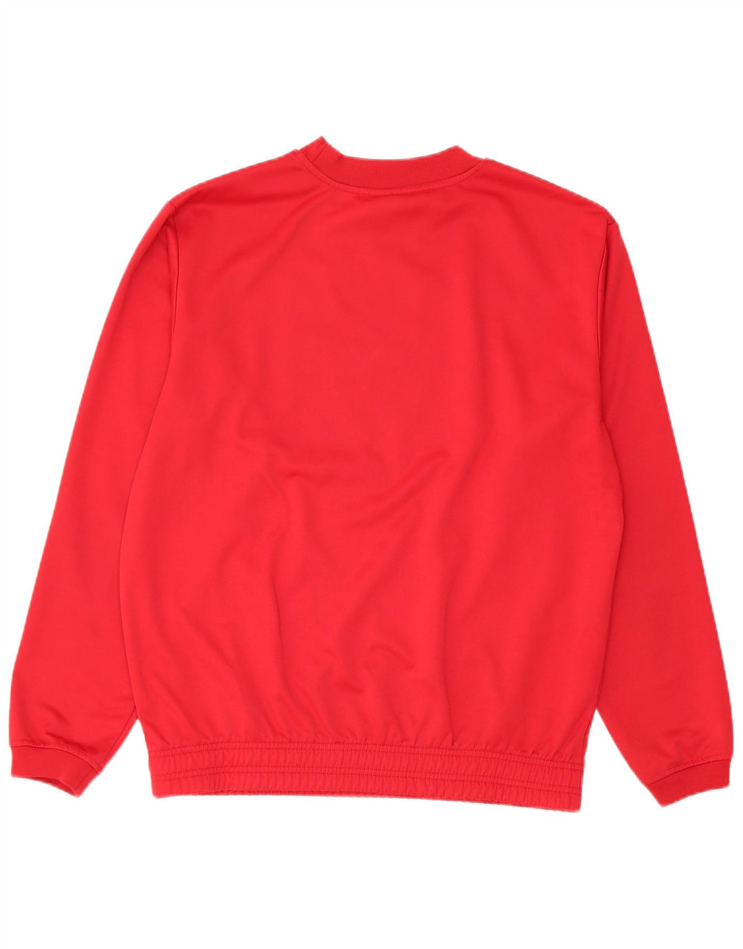 Asics Herre Regular Fit Sweatshirt Jumper Medium Rød Polyester Sports