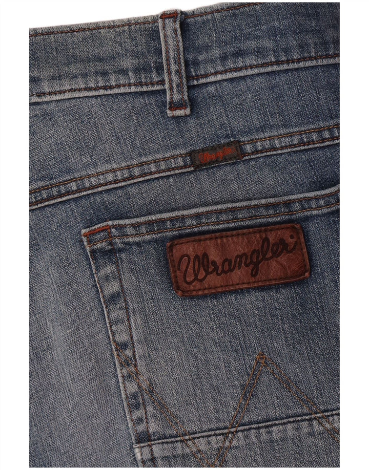 Wrangler Straight Jeans til mænd W34 L33 Blå