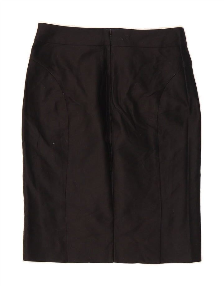 J. CREW Womens Pencil Skirt US 4 Small W30 Black Cotton Vintage J. Crew and Second-Hand J. Crew from Messina Hembry 