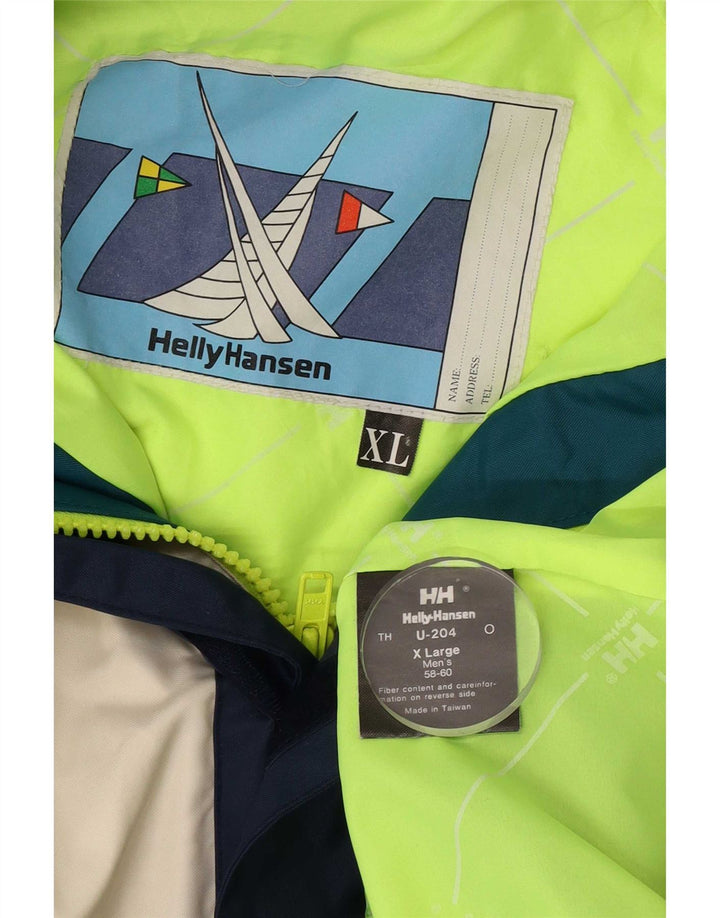 Helly Hansen Herre Windbreaker Jacket IT 58/60 4XL Navy Blue Colourblock