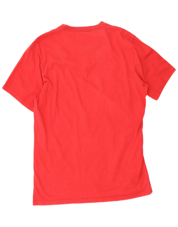 Barbour Herre Grafisk T-Shirt Top XL Rød Bomuld