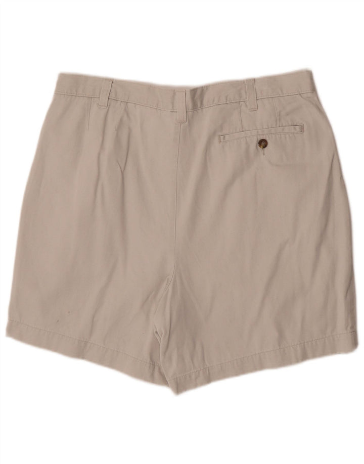 Marks & Spencer Herre Pegged Chino Shorts W36 Large Off White Bomuld