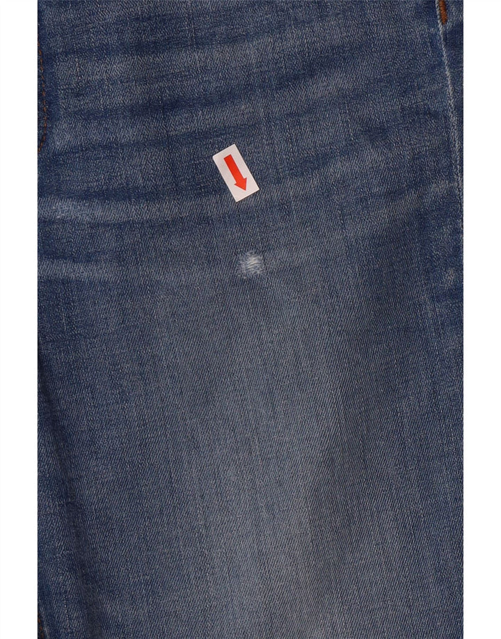 J. CREW Dame Billie Demi Bootcut Cropped Jeans W27 L25 Blue Cotton