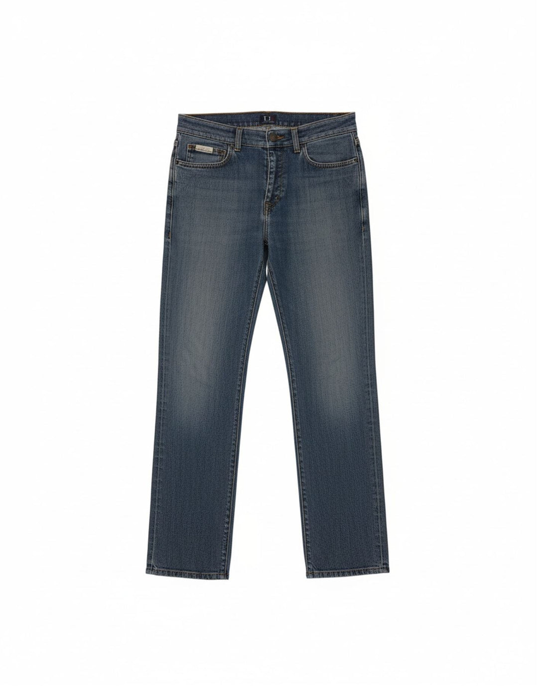 TRUSSARDI Womens Straight Jeans W29 L31 Blue Cotton