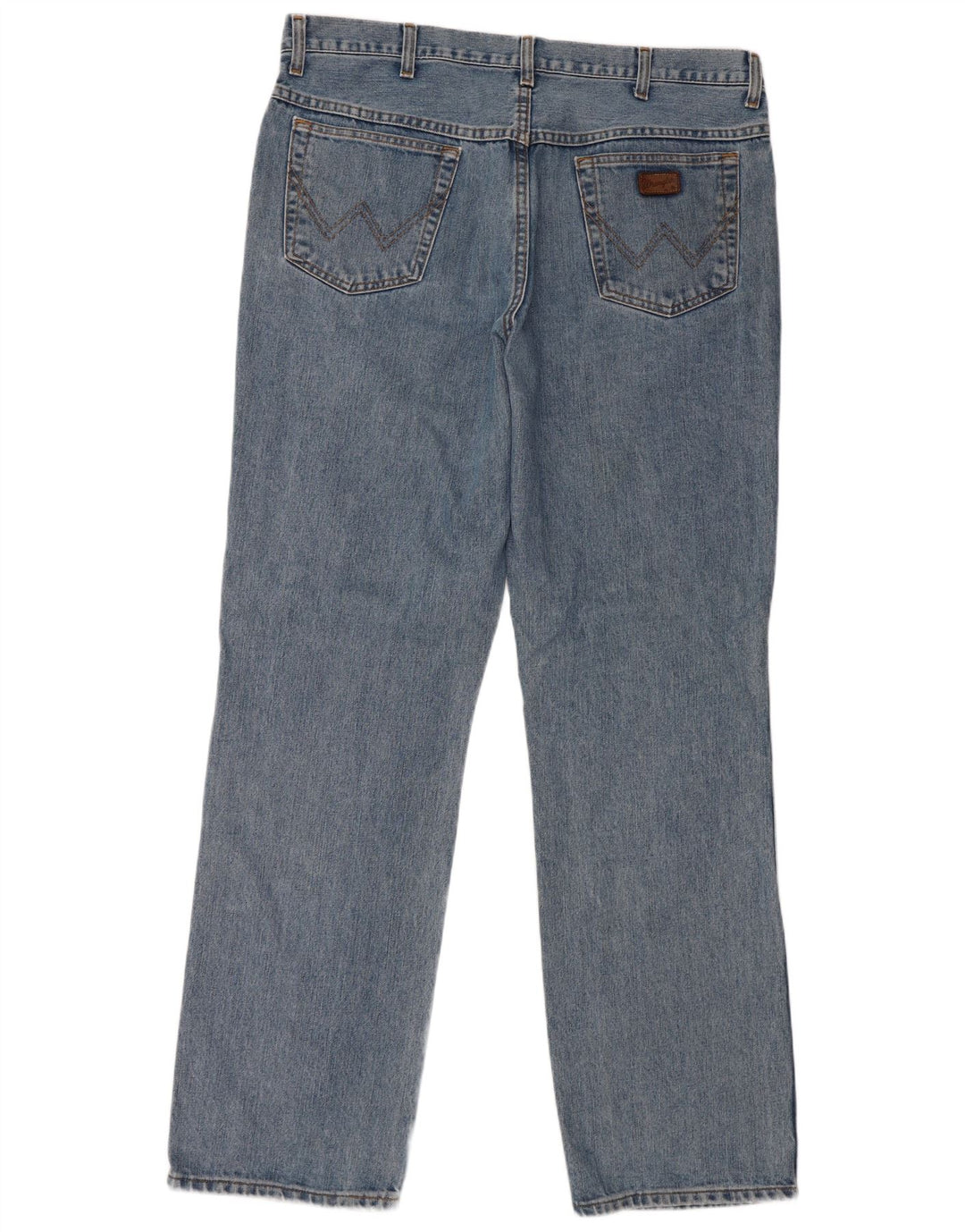 WRANGLER Herre Ohio Straight Jeans W38 L34 Blå Bomuld