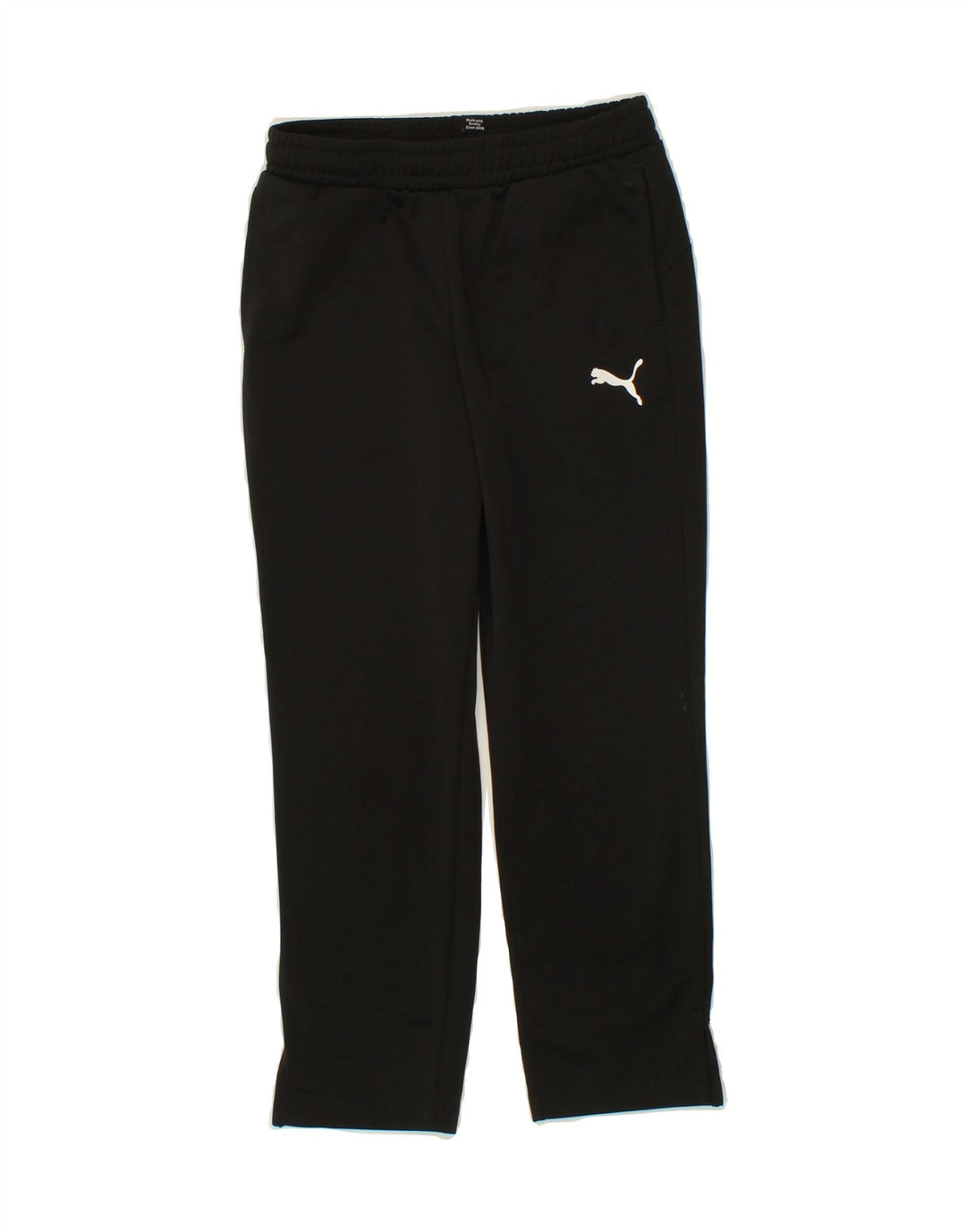 PUMA Boys Tracksuit Trousers 7-8 Years Small Black Polyester Vintage Puma and Second-Hand Puma from Messina Hembry 