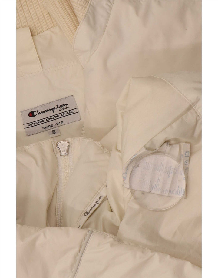 Champion Dame Polstret Jakke UK 10 Small White Polyamide