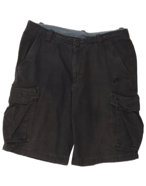 Nike Herre Cargo Shorts W34 Large Navy Blue