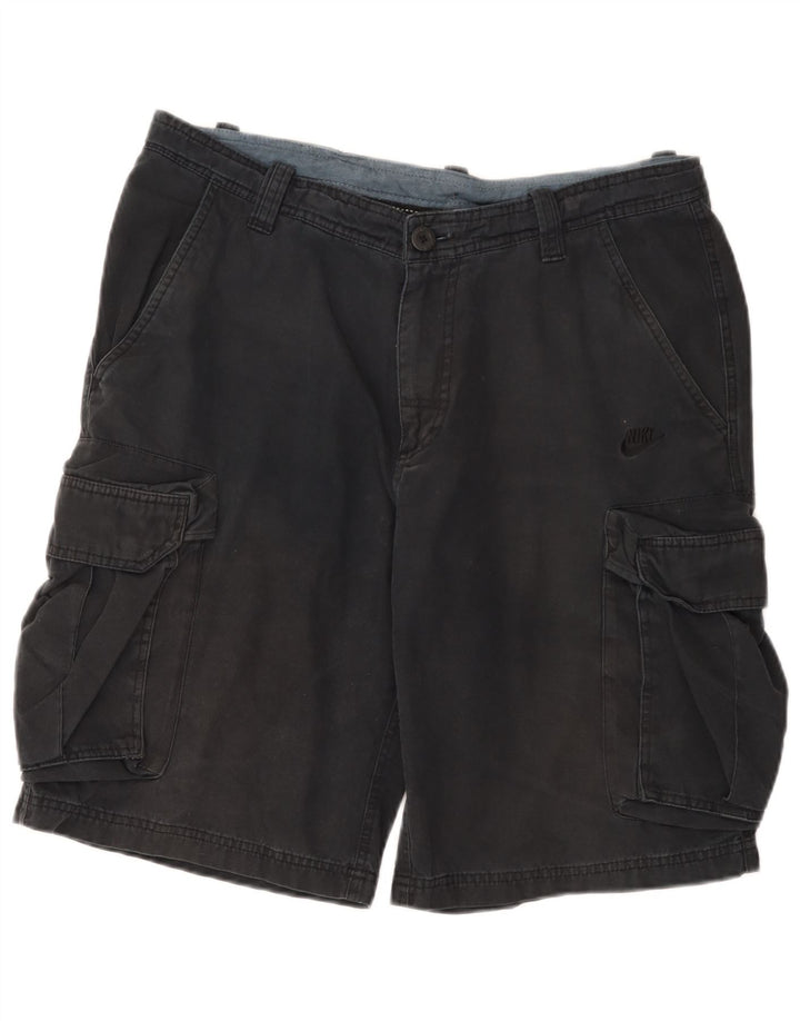 Nike Herre Cargo Shorts W34 Large Navy Blue