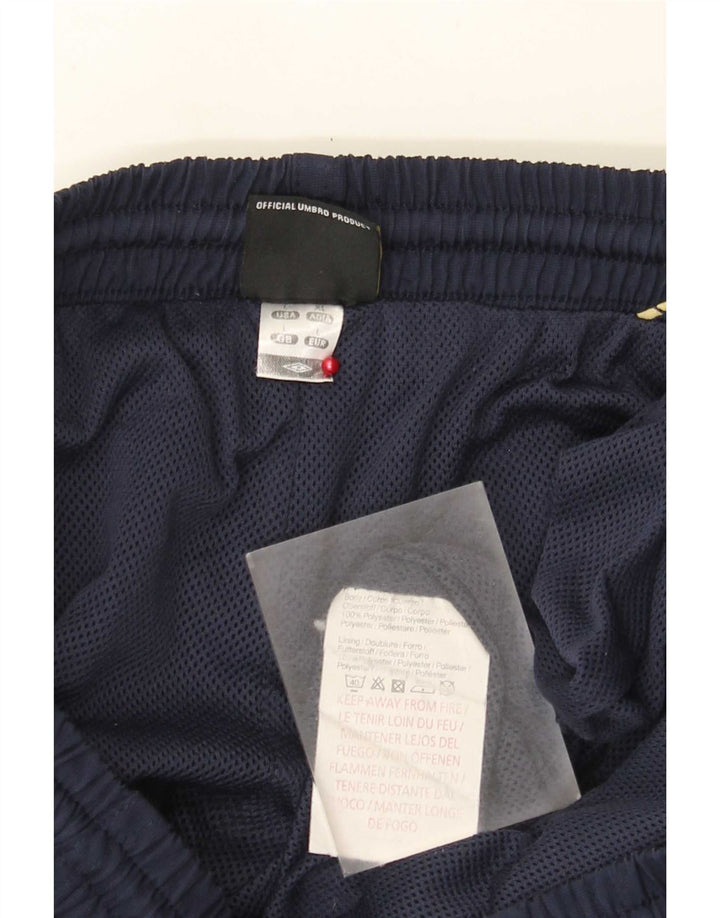 Umbro Herre træningsdragt Bukser Joggers Large Navy Blue Colourblock Polyester