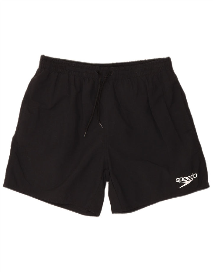 Speedo Badeshorts til mænd mellem sort polyamid