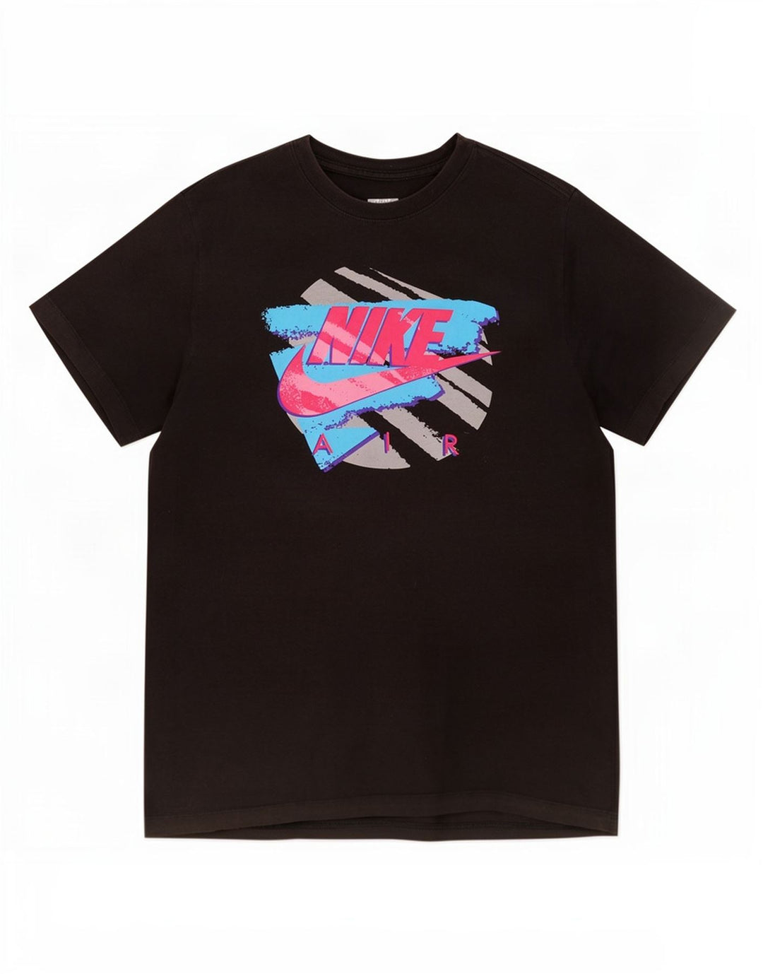 Nike Herre grafisk T-shirt Top Medium Sort Bomuld