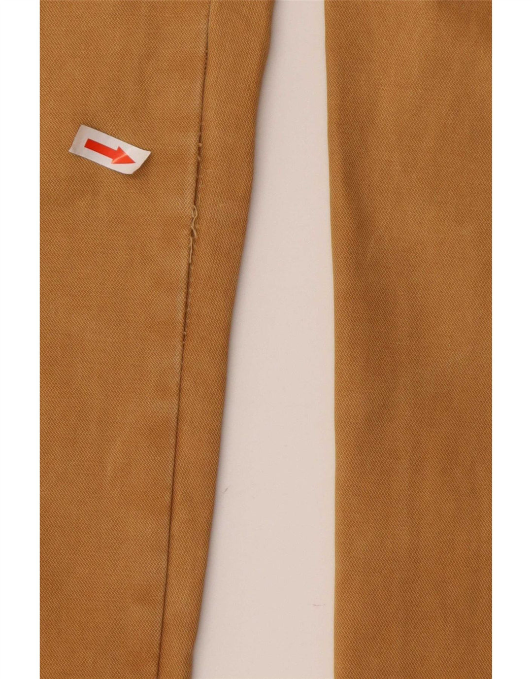 Pull & Bear Herre Slim Chino Bukser EU 44 Large W34 L32 Beige Bomuld