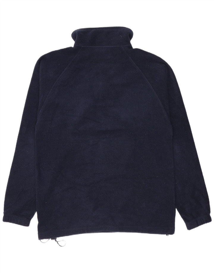 Kappa herre lynlås hals fleece trøje lille marineblå