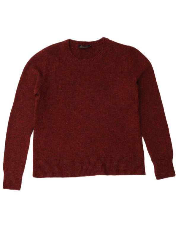 Pendleton Dame sweater med rund hals DK 10 Lille Bourgogne Flecked