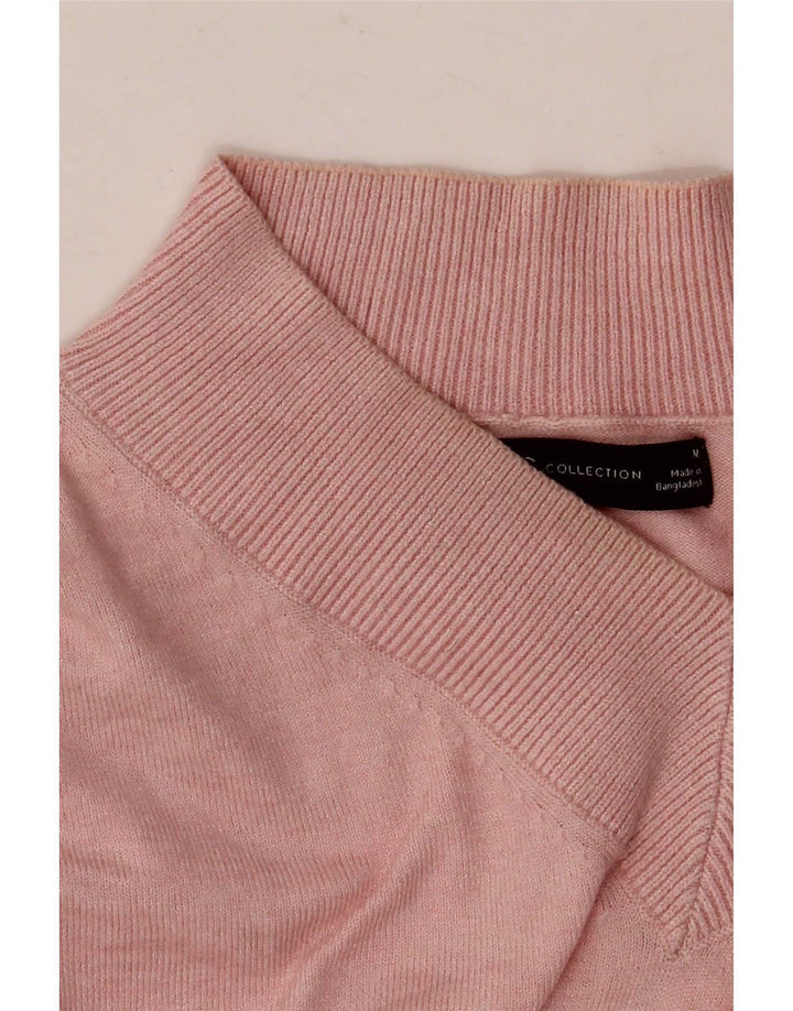 Marks & Spencer Dame Oversized V-hals sweater UK 14 Medium Pink