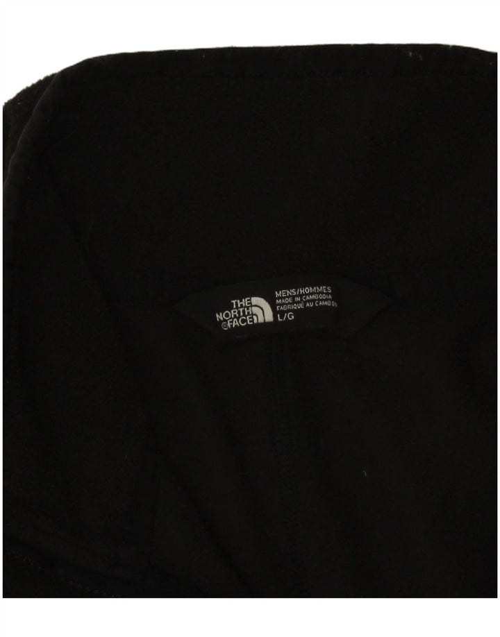 The North Face herre lynlås hals fleece jumper stor sort polyester
