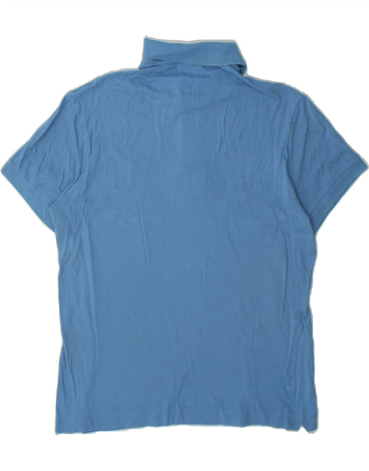 LACOSTE Mens Polo Shirt Size 4 Medium Blue Cotton Vintage Lacoste and Second-Hand Lacoste from Messina Hembry 