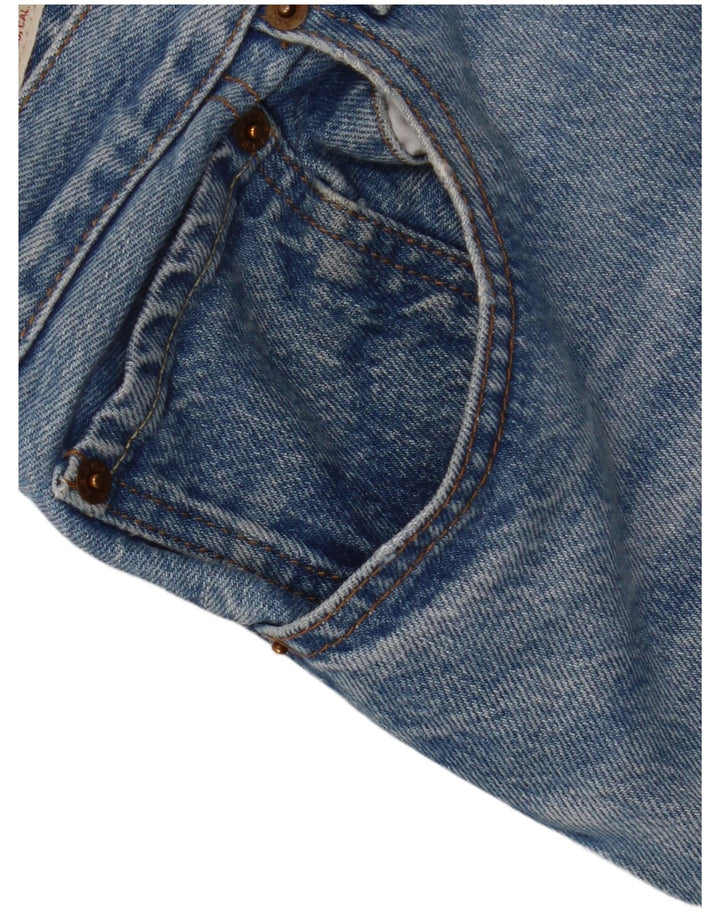Levi's Herre 501 Straight Jeans W30 L28 Blå Bomuld