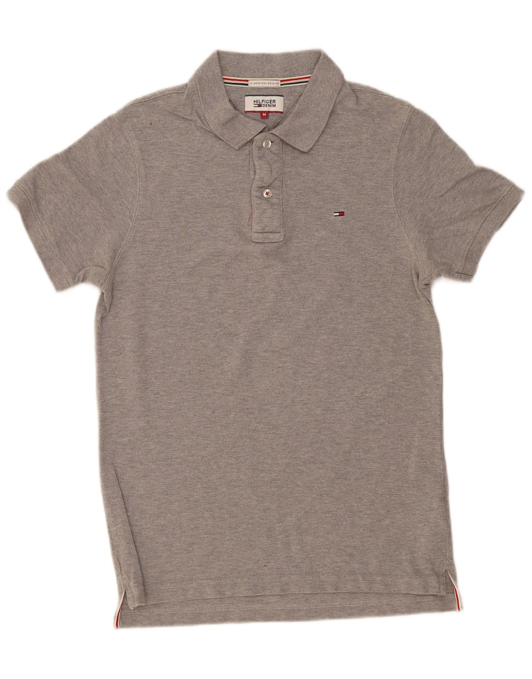 Tommy Hilfiger herre poloshirt mellemgrå bomuld