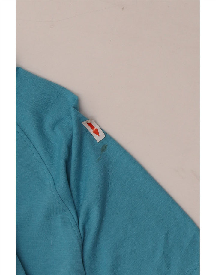 Under Armour Herre T-shirt Top Medium Blue Polyester