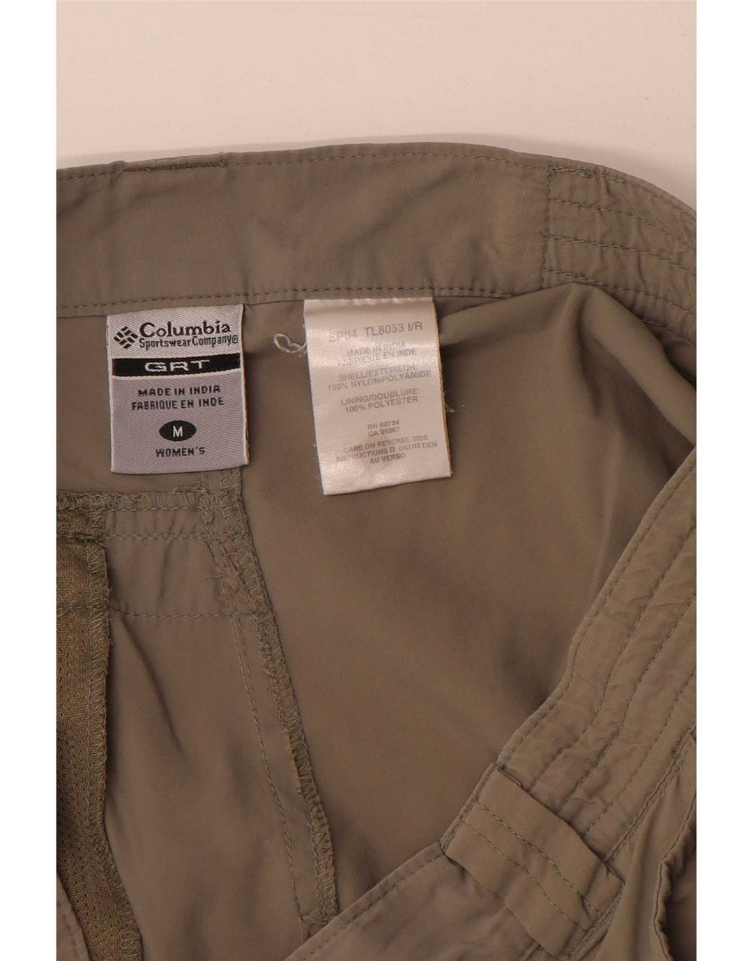 Columbia Dame Cargo Shorts Medium W30 Khaki Polyester