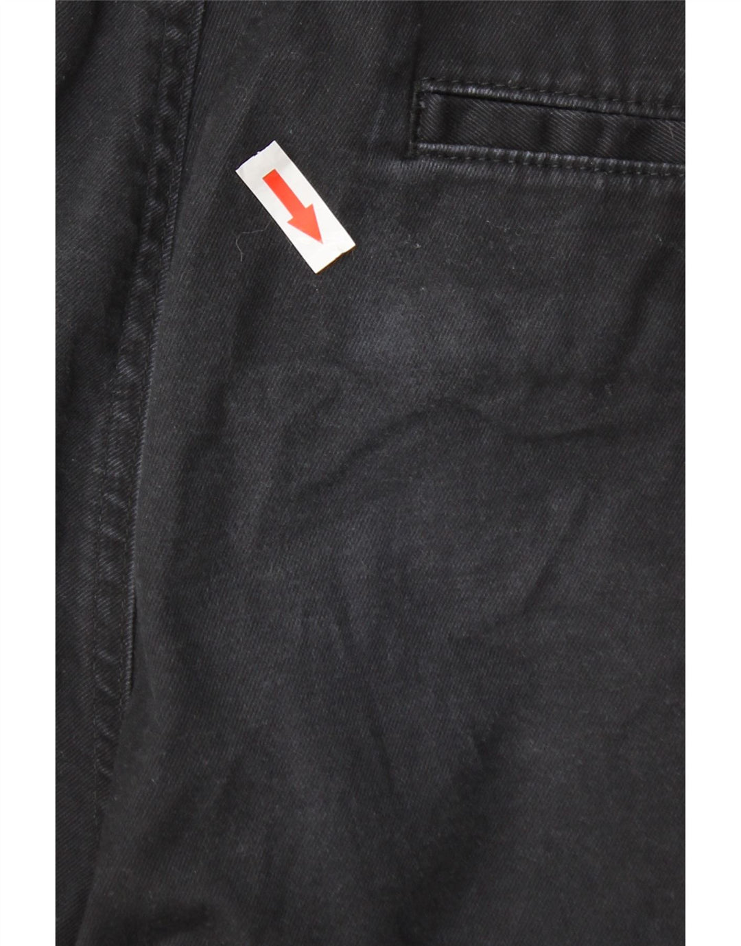Marks & Spencer Heritage Regular Chino Bukser W32 L33 Sort Bomuld