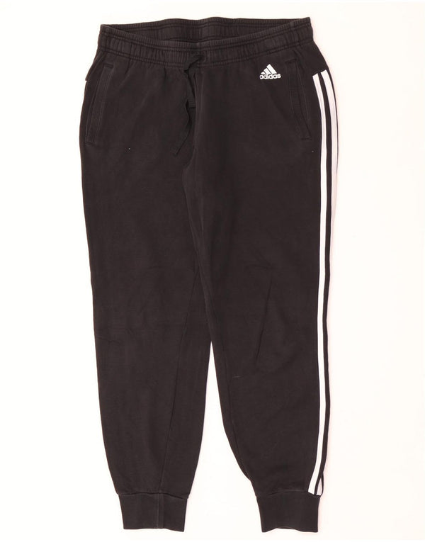 Adidas træningsdragt til kvinder Joggers UK 16/18 Stor sort bomuld