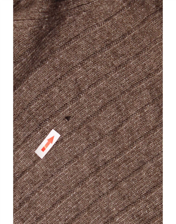 Marks & Spencer Herre rullehals sweater 2XL brun akryl