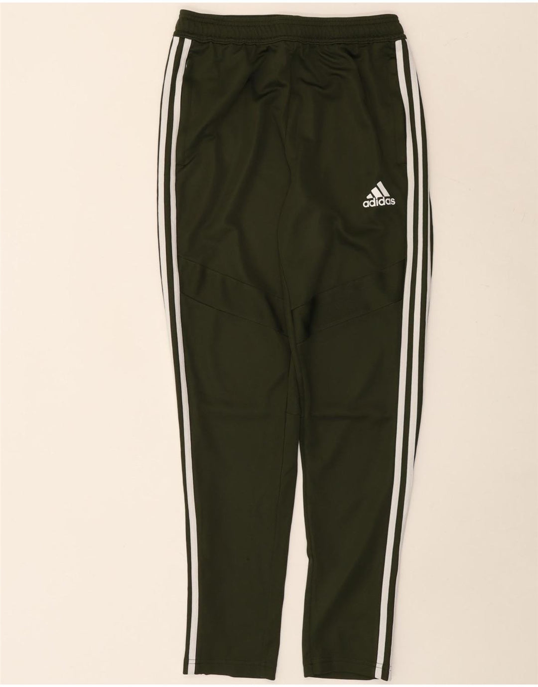 Adidas Boys Climacool træningsdragt bukser 13-14 år Khaki Polyester