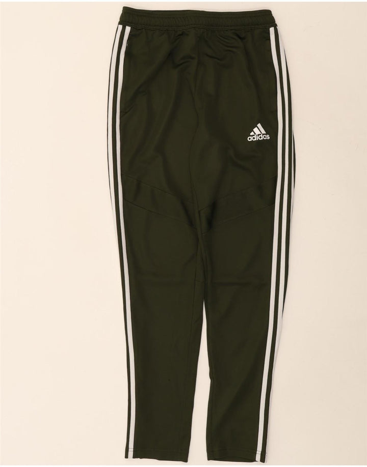Adidas Boys Climacool træningsdragt bukser 13-14 år Khaki Polyester