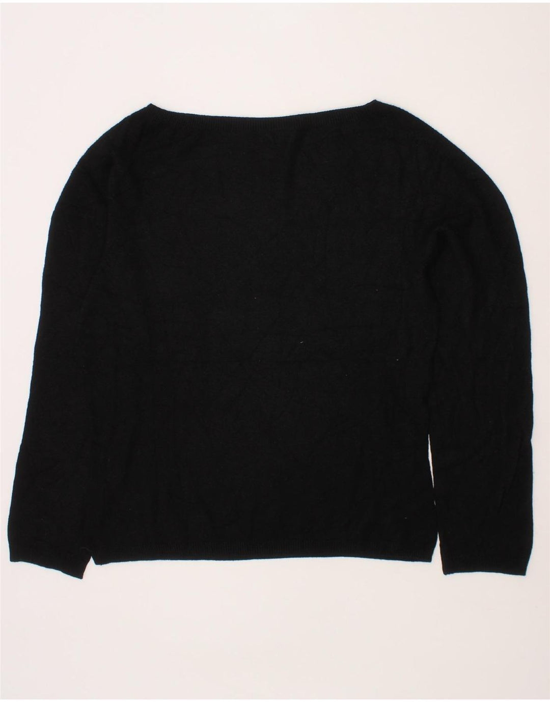 OASIS Womens Boat Neck Jumper Sweater UK 12 Medium  Black Vintage Oasis and Second-Hand Oasis from Messina Hembry 