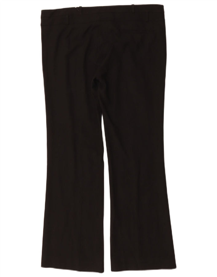 Oasis Dame Bootcut Casual Bukser UK 12 Medium W34 L29 Sort Polyester