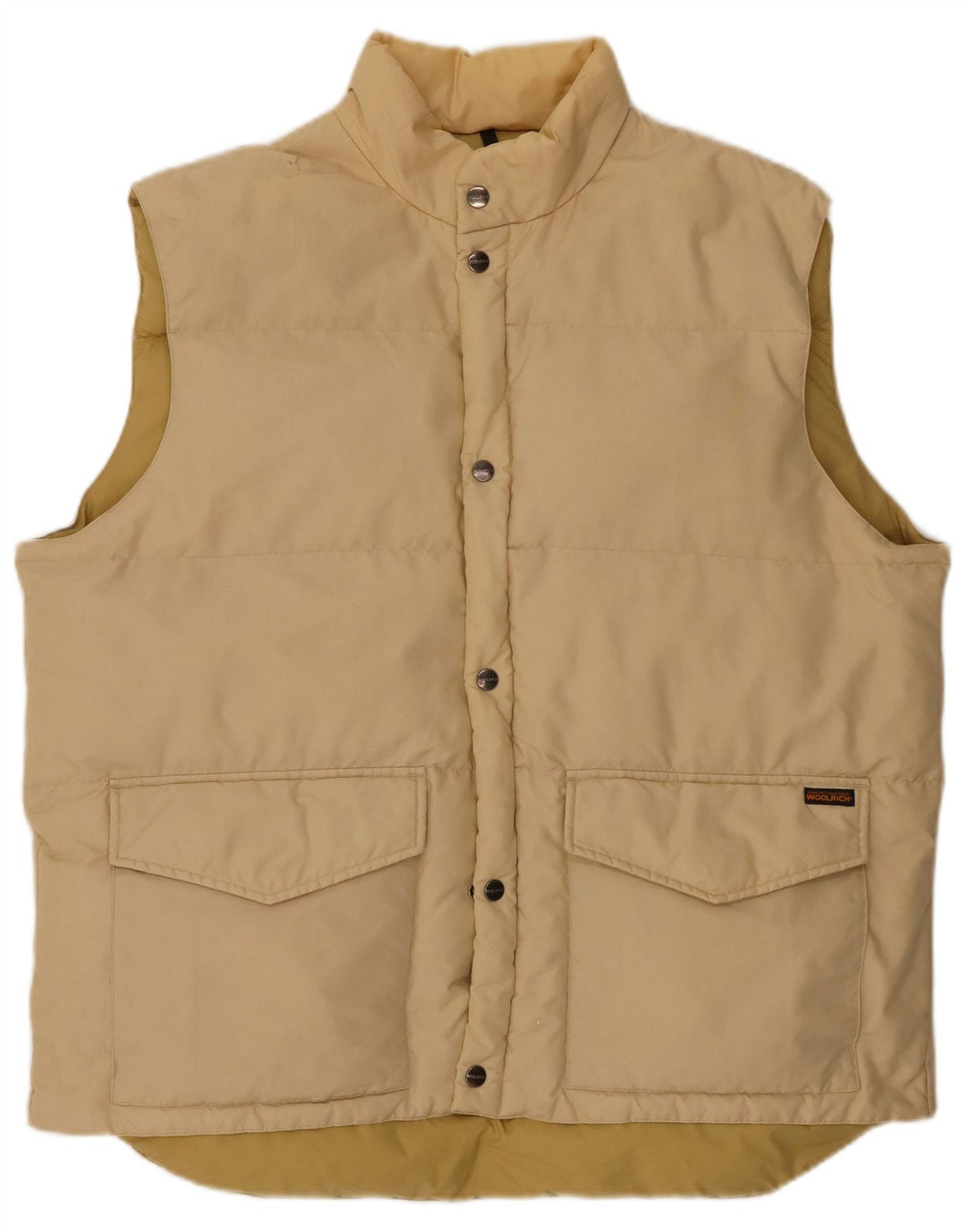 Woolrich Herre Polstret Gilet UK 42 XL Beige Nylon