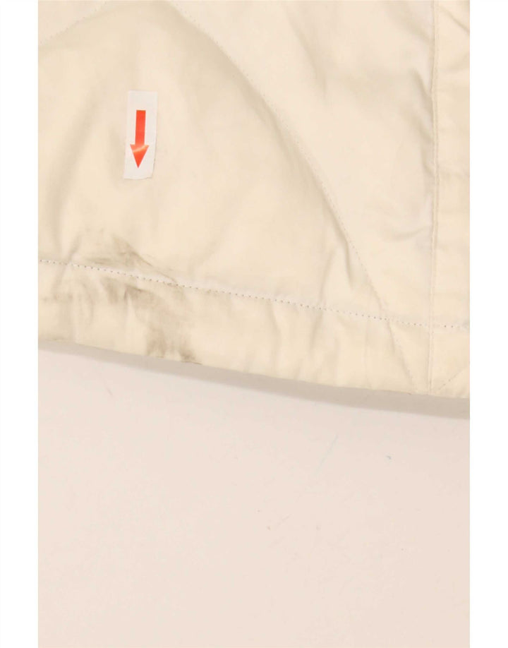 The North Face Dame Polstret Jakke UK 16 Large Off White Nylon
