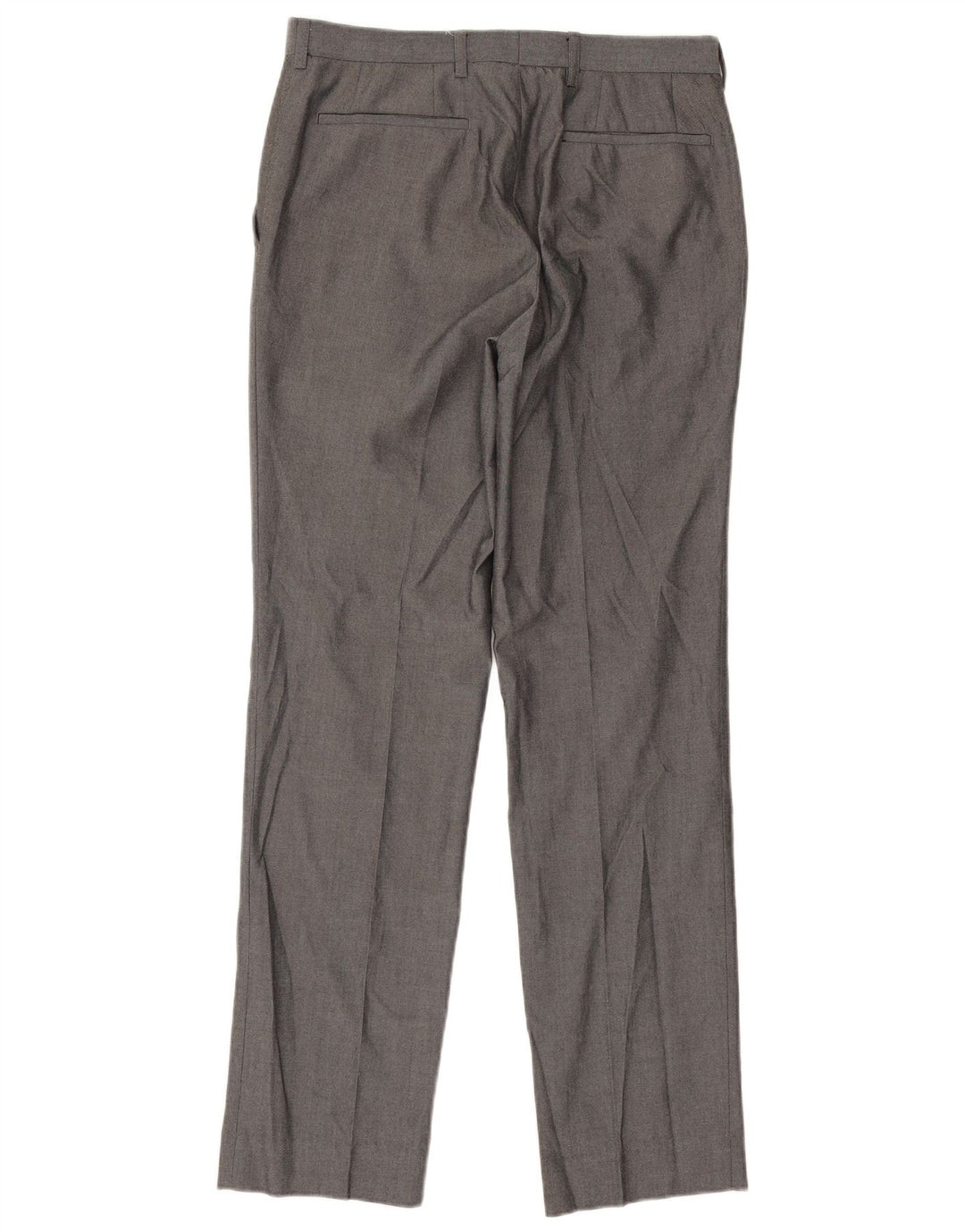 Marks & Spencer Straight Suit Bukser til mænd W30 L31 Grå polyester