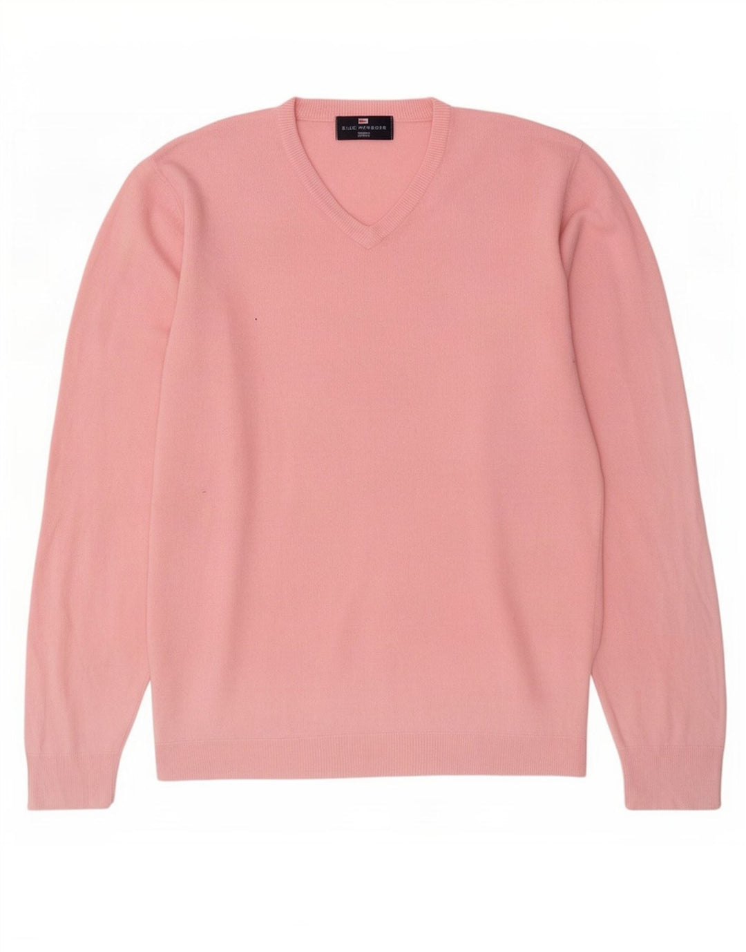 Marks & Spencer Herre Blue Harbor V-hals sweater Medium Pink Akryl